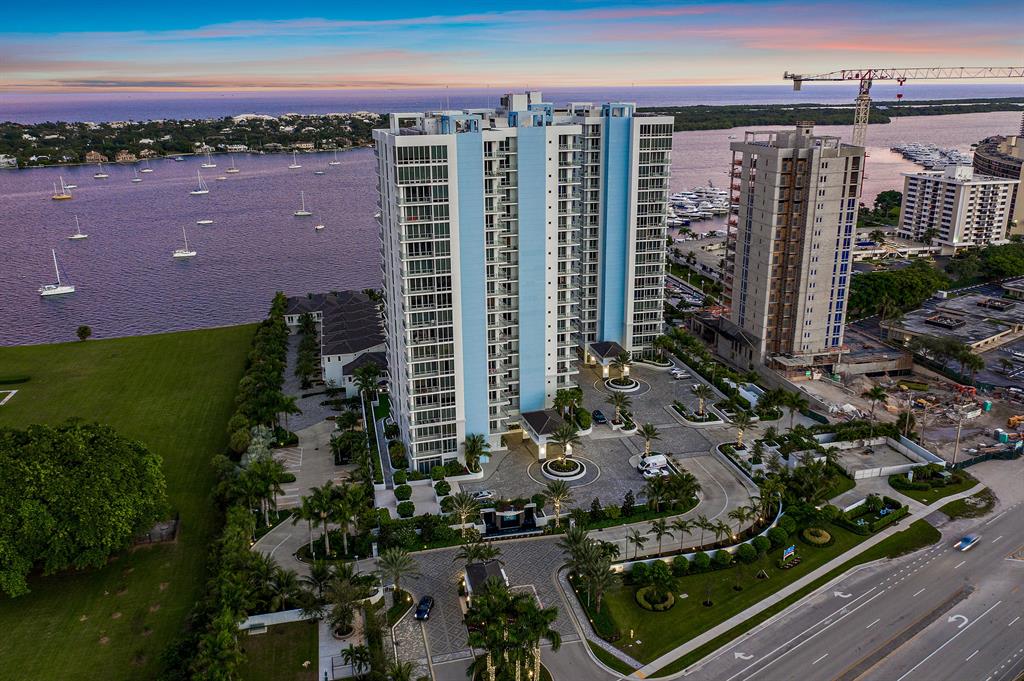 Breathtaking panoramic views of the Intracoastal Waterway- unobstructed views east & north in this highly desirable, rarely available Deepsky end-unit in the North Tower at the Water Club. Owners spared no expense with spectacular custom interior updates in every part of this condo. Come off the elevator into the private foyer entrance and immediately notice how beautifully finished off the owners made their foyer look with custom painting, artwork & French Style Glass Doors. Interior has well over $100K in custom upgrades w/ wonderful high-end finishes that make this condo look like a designer model. This condo boasts 9'6'' floor to Ceiling Windows & with the Deepsky's open floor-plan you have incredible views and natural light everywhere you look, especially with the oversized patio.