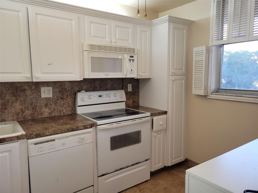 ***Lovely and Immaculate 4th floor unit with serene views of golf course, and pool. Come and enjoy this 2 bedroom 2 bath unit with split bedrooms and walk in closets. A/C has been replaced 2 years ago. Parking space close to main entry door, and storage space on 4th floor. There are lots of amenities in Environ Phase 2 has to offer such as Community Center with exercise room, heated pool sauna, library, bowling, tennis, billiards and more.  No pets allowed. Maintenance includes basic cable, wifi, a/c, water, pest control. Laundry room on every floor. Assigned parking space, and storage space. 40 & 50 year recertification completed. Association requires a 700 credit score and $48,000 verifiable income for 2 years, 10% down payment,6 months maintenance in escrow  refundable in 18 months.