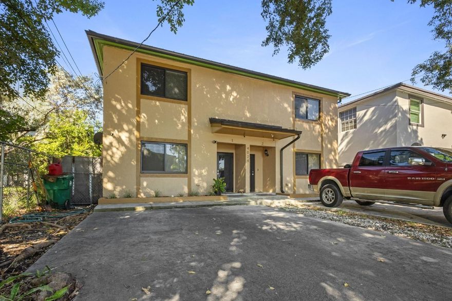 Welcome to this spacious and modern 2008 build 4-bedroom, 2.5-bathroom two-story duplex in the heart of Brownsville, Miami. Walking distance to the metro rail that leads into the MIA Airport and eventually The Miami Freedom Park. Currently rented for under actual value, ton of room for value add-ons. Step outside and enjoy being just minutes from Downtown Miami, Wynwood’s art district, Miami International Airport, Marlins Park, and easy access to major highways. Shops, schools, and public transit are also close by, making this property a true convenience hub. Whether you’re looking for a primary residence or an income-generating investment, this duplex delivers modern construction, great location, and peace of mind.