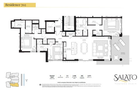 Tiny photo for 305 Briny Avenue #405, Pompano Beach, FL 33062 (MLS # B26089060)