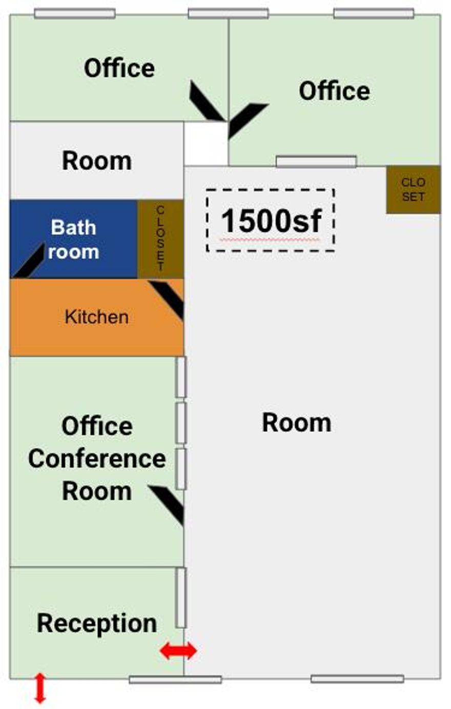 Currently used as a legal office, great 1st floor office space, great local, next to train, bus, restaurants, gym. Easy access to 95.