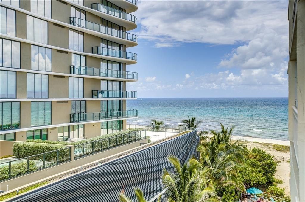 Photo of 710 N Ocean Boulevard #602, Pompano Beach, FL 33062 (MLS # F10457869)