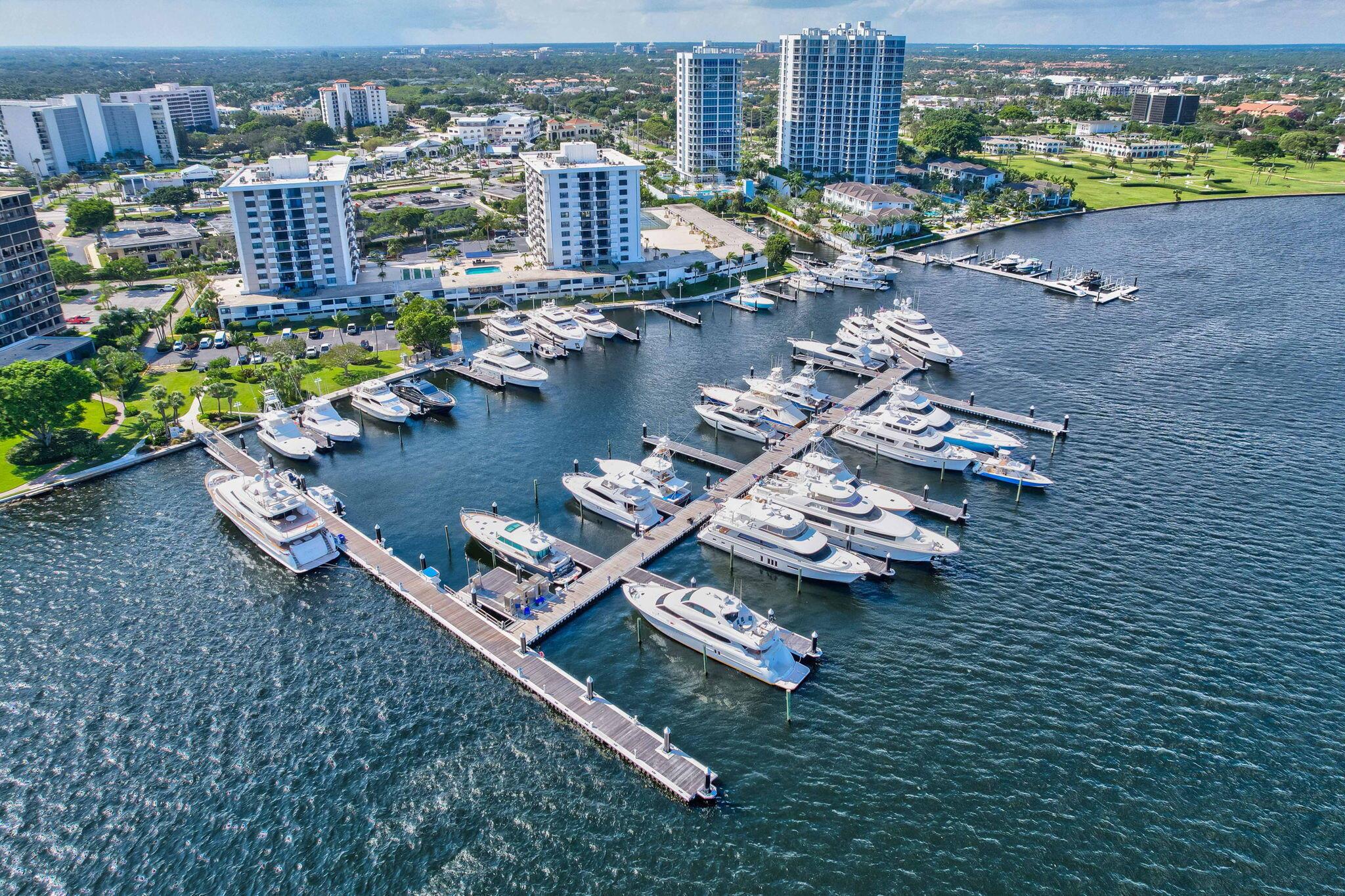 Amazing Intracoastal Views! Experience the best of coastal living in this beautifully updated 1-bedroom, 1.5-bath residence at Old Port Cove. Features include custom sink vanities, tile floors throughout, crown molding, and a stylishly upgraded kitchen - new fridge. Relax and enjoy breathtaking sunsets from your oversized patio -- a rare feature unique to this one-of-a-kind second-floor unit.Enjoy resort-style amenities: a private marina with direct access to Belle's restaurant, a state-of-the-art fitness center, heated pool with sauna, walking paths, social room, and 24/7 manned gatehouse with onsite security patrols. Perfectly located in the heart of North Palm Beach--just two blocks from the North Palm Beach Country Club, dining and the Gardens Mall, and a short drive to the beaches