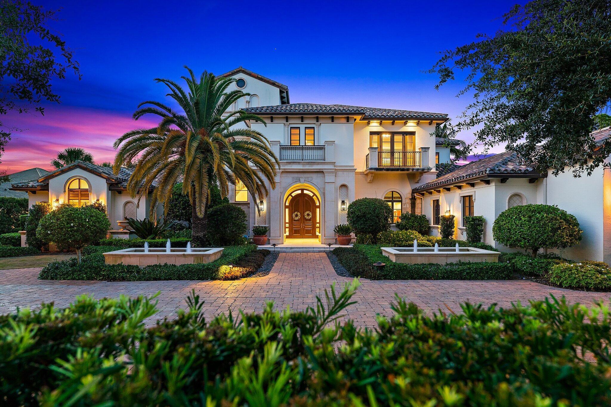 Designed by Dennis Rainho of YRA Architects, and built by Lavelle Construction, this amazing estate home sits on the 15th fairway at the prestigious Bear's Club. Enjoy more than 1.1 acres of lush grounds in a peaceful setting of just 48 estate homes on 400 acres. The primary suite and one guest bedroom occupy the first floor - along with a fitness room, den/home theater, formal dining, chef's kitchen and pantry, bar area, powder room, and so much more. BBQ area, putting green, and artificial turf areas compliment the back yard. The garage has four full bays, and one additional golf cart garage. Two staircases and an elevator bring you the second floor with a generous loft and four bedrooms - all en suite. Residence has been renovated in the past few year and there is a generator