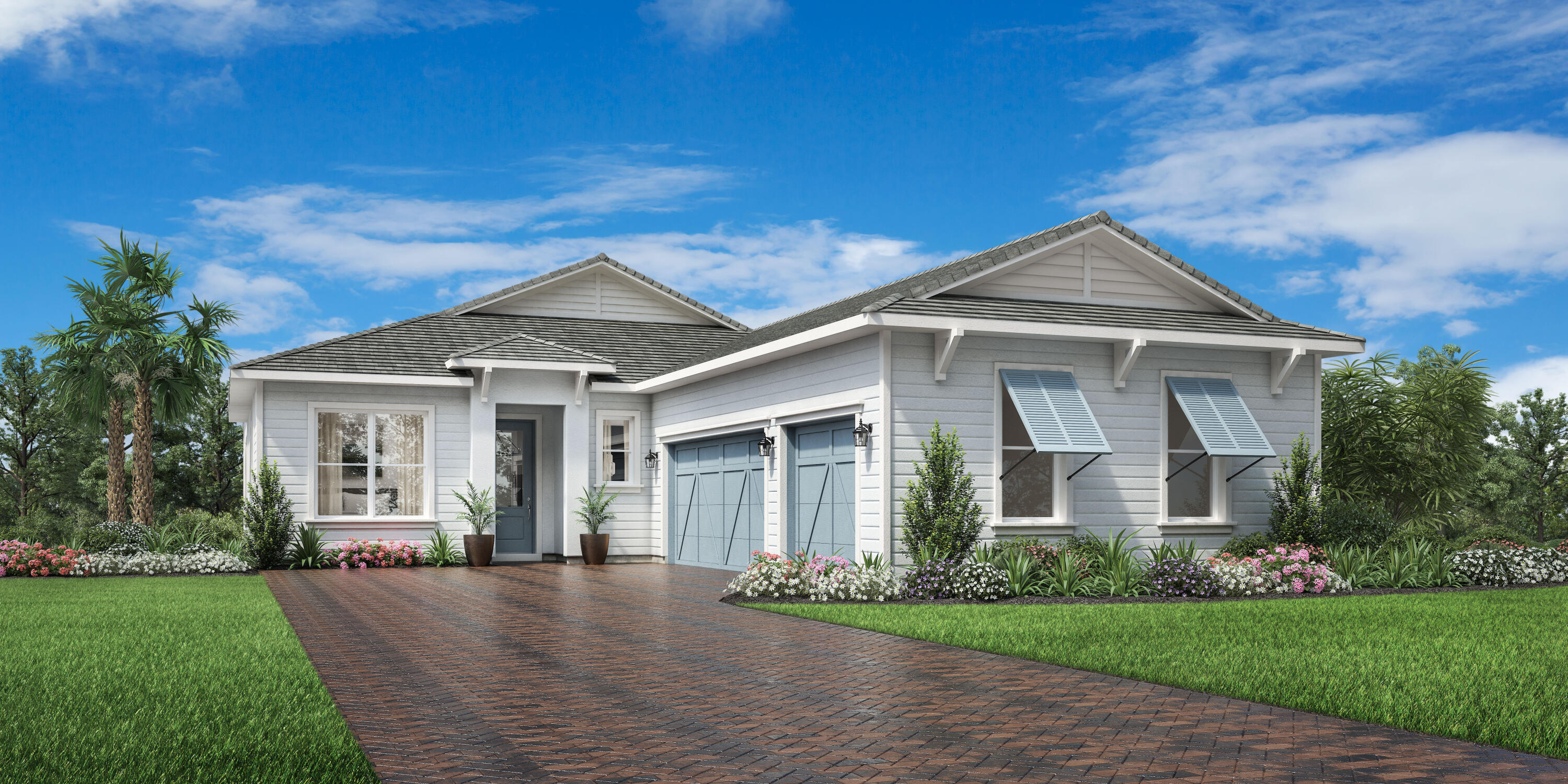 Located in the prestigious Tesoro Club--the most sought-after country club on Florida's Treasure Coast--this stunning 4-bedroom, 3-bathroom home with a spacious 3-car garage. Blending luxury, comfort, and privacy, the home features a serene primary suite with peaceful preserve views. The open-concept layout is enhanced by elegant tray ceilings and designer touches throughout. The gourmet kitchen boasts a 5-burner gas cooktop, stainless steel appliances, and quartz countertops--perfect for entertaining. Stylish 12'' x 24'' porcelain tile flows throughout the main living spaces, while impact-rated windows and doors invite abundant natural light.