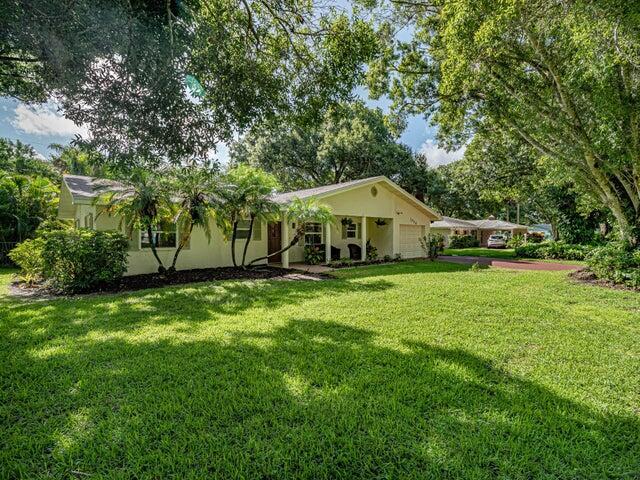 Welcome to your own slice of paradise! This updated and well-maintained 2 bed, 2 bath, 1-car garage CBS home sits on an expansive ⅓-acre lot on a beautiful, tree-lined street. Featuring a tropical saltwater lagoon-style pool, it's perfect for entertaining or relaxing in your private backyard oasis. Interior highlights include:New Roof (2022)New A/C (2019)Water Heater (2021)Updated Electric (2018)Updated kitchen and baths with granite countertops and stainless steel appliancesNO CARPET - easy-care flooring throughoutDon't miss this opportunity--just bring your suitcase and start living the Florida lifestyle!