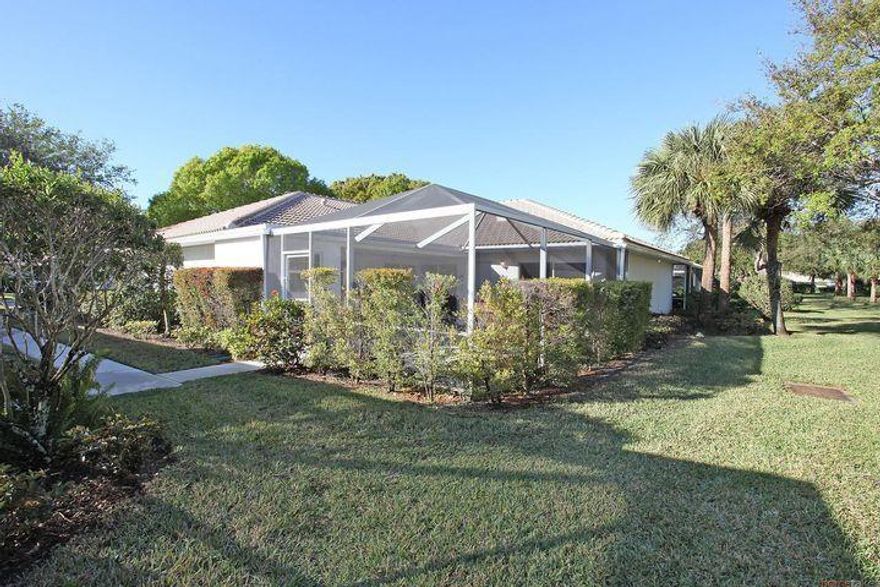 Fabulous townhome right in the heart of Palm Beach Gardens with updated kitchen and bathrooms. Just a short stroll to the community pool. Ceramic tile throughout living areas. Newer hot water heater and a/c. Living room has large built-in. Huge screened patio to relax and entertain. Close to I-95, the Turnpike and Gardens Mall.