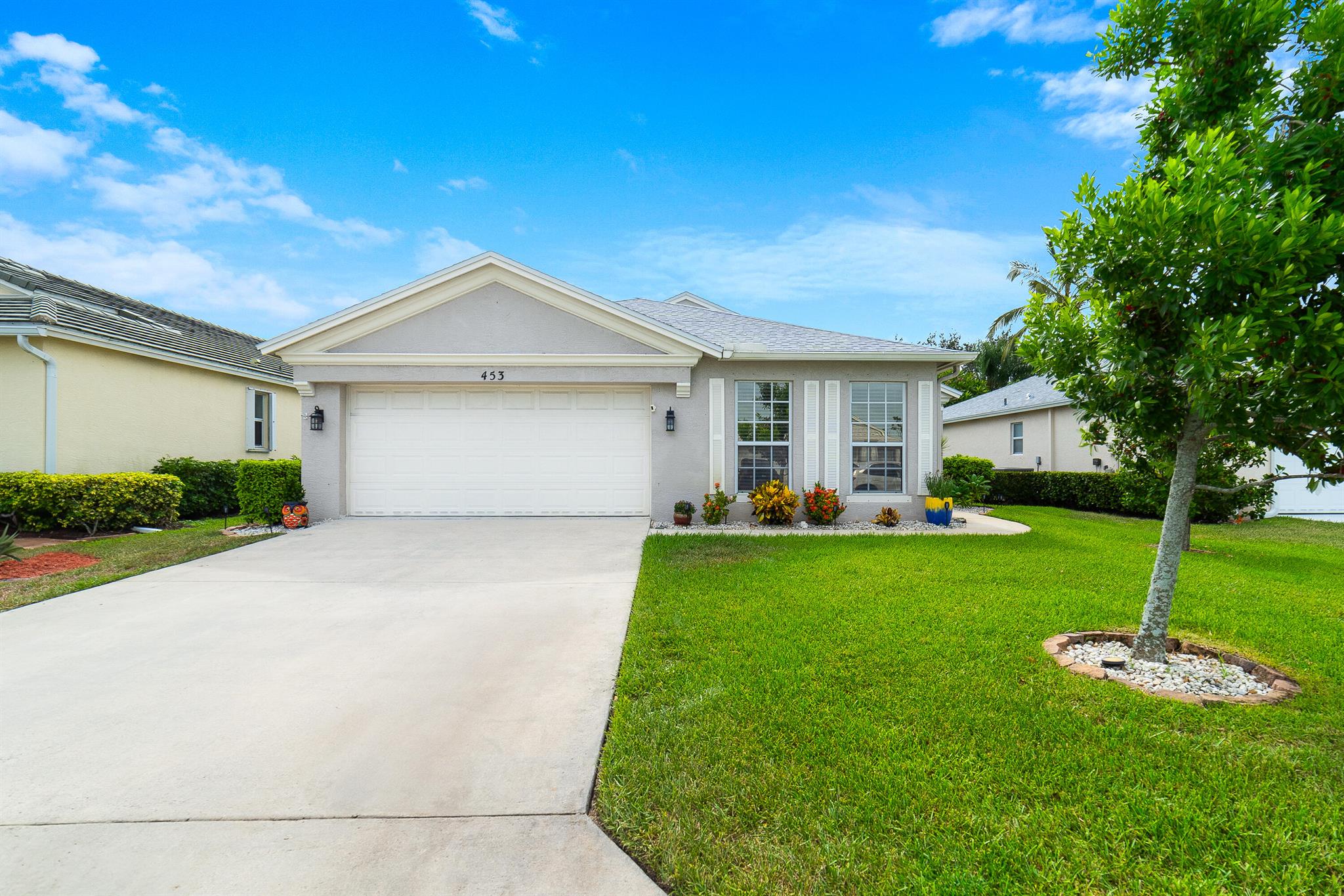 Welcome to this charming 3-bedroom, 2-bathroom, 2-car garage home located in a highly desirable gated community. This residence offers a warm and inviting atmosphere with a thoughtfully designed layout perfect for both everyday living and entertaining.Inside, you'll find tile flooring throughout the main areas, providing both durability and easy maintenance, while the bedrooms feature comfortable flooring for a cozy retreat. The spacious living areas flow seamlessly into the private back patio, ideal for relaxing or enjoying outdoor dining in a peaceful setting.Recent upgrades add exceptional value, including a brand-new roof in 2024 and a new AC system in 2023, giving you peace of mind and energy efficiency for years to come.