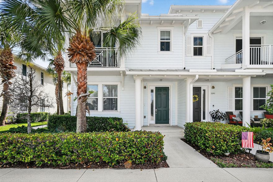 Come see this end unit 2-story townhome in highly desirable Mallory Creek in Abacoa! The TH has the 'Key West vibe' that Mallory Creek offers. Light & bright, with the end units added windows. The community offers multiple community pool & clubhouses, sidewalks, and easy access to all that downtown Abacoa offers. Can be sold with the existing furniture or unfurnished. Roof 2014, HW 2020, AC 2021. Take a look and become a part of the Abacoa Life!