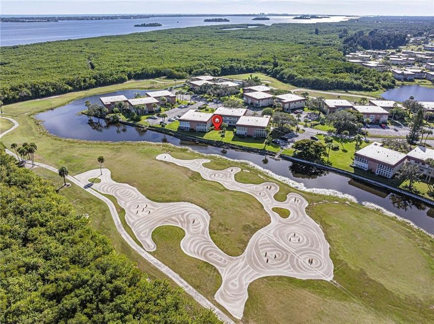 Fully Furnished 1BD/1.5BA first-floor condo with lake & golf course views available now for immediate occupancy. Maintenance-free living with rent that includes water, sewer, trash, and cable. Active 55+ community w/ 4 clubhouses, heated pools, fitness centers, tennis, pickleball & more! Minutes to beaches, shopping & dining. Enjoy the 27-hole championship golf course - Mangrove Sands - consistently ranked among Florida's top courses. The perfect mix of comfort, convenience & community. Don't miss this one--schedule your showing today!