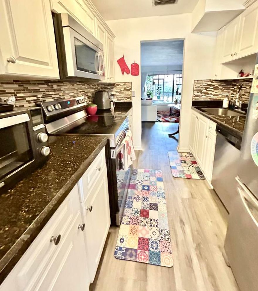 Seasonal rental. Escape the cold winter months and  enjoy this fully furnished 2 bedroom 2 1/2 bath townhouse. Two master suites with private bathrooms and balconies on the upper level. Other features include eat-in kitchen, washer and dryer, covered and screened patio. No HOA approval needed. Close to the equestrian events and all that Wellington has to offer.