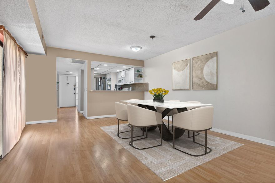 Welcome to this charming 3 bedroom, 2 bathroom villa in the heart of Pembroke Pines! Featuring 1,323 sq. ft. of living space. The 2019 roof provides peace of mind. Enjoy sliding glass doors off both the primary bedroom and family room, filling the home with light and offering seamless indoor-outdoor living. The community is currently refreshed with designer-inspired exterior paint for a modern look. 
Located in a top-rated school zone, you'll be just minutes away from fabulous restaurants, Pembroke Lakes Mall, the Shops at Pembroke Gardens, and so much more—all within a 3-mile radius.
Community amenities include a pool, tennis courts, and pickleball courts, making this the perfect place to call home!