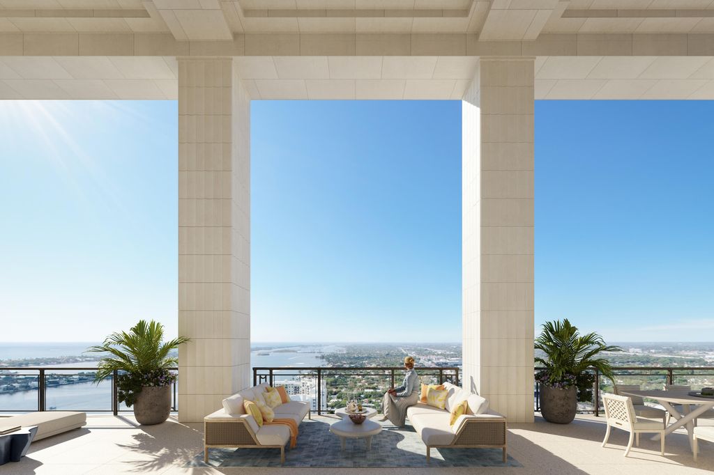 Photo of 1355 S Flagler Drive #South Tower Duplex P, West Palm Beach, FL 33401 (MLS # R11155081)