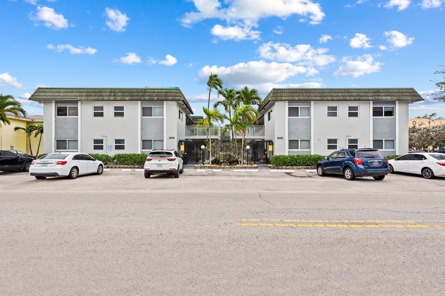 Welcome to your next home or investment opporunity at Harbordale Condos. This ground floor 2 bedroom 1 bathroom unit has one assigned parking spot and guest parking within a gated community. The unit is conveniently located near the pool and laundry area.  Safe, landscaped, gated community with attentive management company. Located just minutes to airport, beaches, Whole Foods, marinas, LA Fitness, Publix, Las Olas Boulevard, and so much more. Credit score of 675 or higher & clean background check required. Pets allowed.
