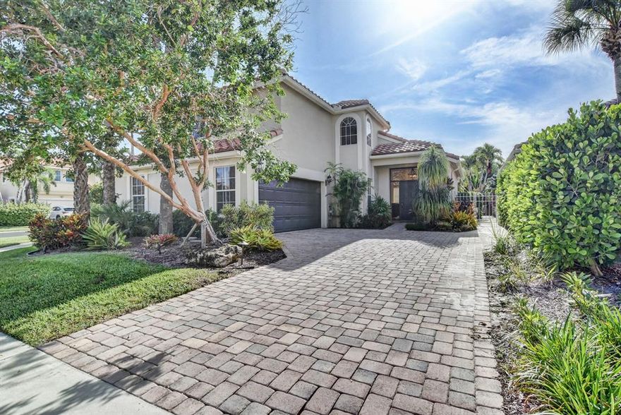 OPEN HOUSE SATURDAY 8/4/18 FROM 1:00-3:00. REFRESHMENTS WILL BE SERVED. Light, bright, and spacious 3 bedroom/ 2.5 bathroom single family home in highly desirable Ventura at Mission Bay. This beautiful home with an open floorplan has a remodeled kitchen with wood cabinets, granite countertops, and stainless steel appliances. Tiled throughout first floor and high-end wood laminate on stairs and second floor (two bedrooms are carpeted). Master bath has been completely remodeled with marble, granite, and a jacuzzi tub.  Additional upgrades include partial impact glass, large baseboards and crown molding throughout, 2006 roof, and much more. This home is situated on a large corner lot with a beautiful pool and additional entertaining space. Lots of beautiful landscaping in both front and back. internet, cable with HBO, and more. Fabulous Mission Bay amenities which include heated pool, hot tub, sauna, steam room, men and women's locker room, fitness center with free fitness classes and aerobic room, and much more. Additional amenities include tennis, playground, basketball, holiday parties, and so much more!