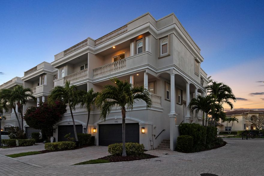 Step into the life you've been imagining—and realize it's even better in person. Welcome to a rare, corner-unit townhouse in the exclusive Hillsboro Bay by the Sea, where private beachfront living isn't a luxury, it's your everyday reality. Just steps from your front door, the sand and sea become part of your daily rhythm. Morning walks on the beach, sunset skies from your terrace, and the soothing sound of the ocean set the tone for a life well lived.  This fully reimagined 3-bedroom, 3.5-bath residence delivers a flawless blend of modern design and effortless comfort. Renovated in 2021 by Alacasa Design Studio, every inch has been elevated, from the 9.5-foot ceilings and impact glass throughout to the curated finishes and custom lighting that create a warm, sophisticated ambiance. At the heart of the home, a stunning chef's kitchen commands attention with a dramatic waterfall island, hidden pantry, and a full suite of premium Thermador appliances, perfect for hosting unforgettable gatherings or enjoying quiet nights in. The layout is as functional as it is beautiful, featuring a private ground-level retreat with a wet bar, wine fridge, and media wall that opens to a secluded backyard, ideal for guests, work, or relaxation. A private elevator connects all three levels, offering seamless convenience, while a custom bedroom or office with a Murphy bed adds flexibility without compromising style. Upstairs, your primary suite is a true sanctuary. Wake up to soft ocean views from your private terrace, unwind in a spa-inspired bathroom with designer marble finishes, and enjoy expansive dual walk-in closets designed for elevated living.  Every detail has been considered: Electrolux laundry suite, whole-house water filtration with reverse osmosis, automatic shades, and refined built-ins throughout—this is a home that feels as good as it looks.  Beyond your door, you're immersed in one of South Florida's most desirable coastal enclaves. Walk to waterfront dining, admire the surrounding estate homes, or spend afternoons by the iconic Hillsboro Inlet and Lighthouse watching yachts glide by. This is coastal living at its most authentic and most exclusive.  And as Pompano Beach continues to be a premier luxury destination, you're perfectly positioned to benefit. Pompano Beach is one of South Florida's fastest-growing coastal communities, offering an elevated blend of Waterfront lifestyle, convenience, and long-term investment appeal. The revitalized beachfront offers world-class restaurants and luxury destinations including The W, Ritz-Carlton, Waldorf Astoria and Armani Residences. Enjoy the Pompano Beach lifestyle with an abundance of rooftop lounges, casual oceanfront dining, the iconic fishing pier, and new waterfront parks designed for an active, outdoor lifestyle. All in walking distance.  Downtown continues to evolve with the completion of the new City Hall and expanded civic spaces. For added convenience, the circuit electric rideshare makes getting around easy and efficient. With quick access to intracoastal waterways and ocean access just minutes away, Pompano Beach is a boater's dream community. Local pickleball courts, neighborhood parks, and multiple championship golf courses throughout the area are the cherry on top, along with the nearby Pompano Beach Flying Club, a unique local amenity offering aviation enthusiasts access to flight training, aircraft rentals, & storage for for single engine, twin, & jets. For travelers and commuters, FLL Int'l Airport is 25 minutes away, Miami Int'l Airport is 40 minutes away, and Palm Beach International Airport is 40 minutes away.   This isn't just a townhome—it's a turnkey coastal lifestyle, rarely available and impossible to replicate.  Once you see it, you'll understand: This is the one for you!