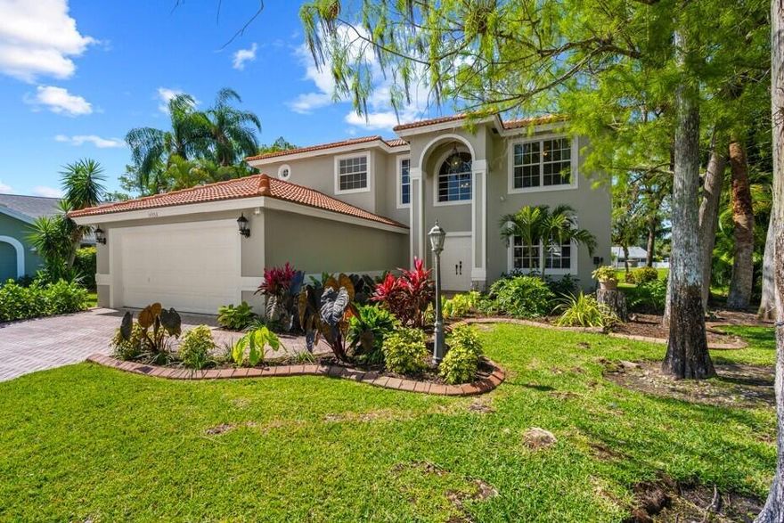 Welcome to your dream home in the heart of Wellington, zoned for Wellington's top-rated public schools! This stunning two-story, cul-de-sac home boasts 5 spacious bedrooms and 3 immaculate bathrooms and is located in the family-oriented, non-HOA neighborhood of Sugar Pond Manor. The interior/exterior of the home have been freshly painted and professionally cleaned - making this home move-in ready. Also just added brand new appliances! Step out onto the back patio to enjoy the large, fenced backyard and to bask in the breathtaking views of the tranquil, scenic lake. Close to the renowned Wellington horse show & downtown West Palm Beach. Required rentspree minimum credit score 680, 3x rent in income.