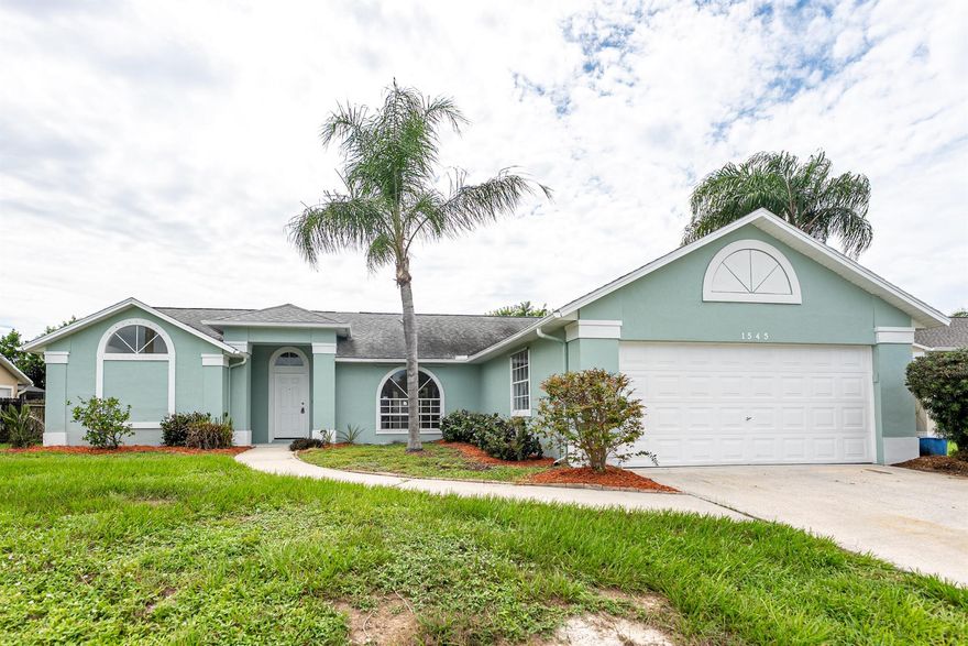 Centrally located, this inviting 3-bedroom, 2-bath home offers the perfect blend of comfort, convenience, and space. Situated on a generously sized lot, you'll enjoy the freedom of a spacious yard--ideal for adding pool, gardening, entertaining, or simply soaking in the Florida sunshine. Shopping and restaurants nearby. Short drive to Indian River offering boating and water recreation. Move in ready - interior and exterior freshly painted. No HOA.