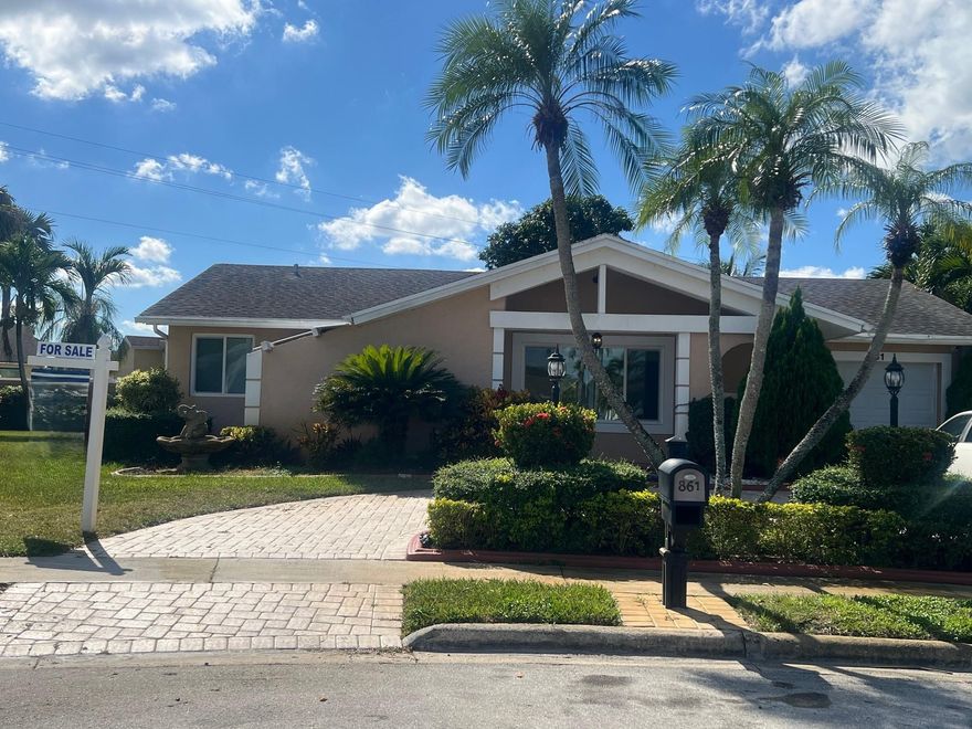 Beautiful 3 Bed/2 Baths pool home, located in a cul-d-sac , one car garage. Amazing large back yard and pool area great for entertainment. Open floor plan, gorgeous, updated kitchen with granite counter tops, wooden cabinets and new appliances. Ceramics floors through the all house, upgraded bathrooms, newer roof and A/C unit, Impact doors and windows. No HOA!