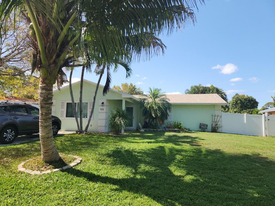 Beautifully updated pool home that feels much larger than the square footage. Countless possibilities with 3 main bedrooms with sitting rooms adjacent to 2 of the bedrooms or possibly 5 bedrooms! Enclosed porch and expansive pool deck are great for entertaining. Vinyl plank flooring throughout except tile in the bedrooms. 2025 roof, 2024 impact windows & doors (except 2) and white vinyl fence that encloses rear yard for maximum privacy. Central location, close to Crosstown Parkway for easy highway access and about 20 minutes to the beach!