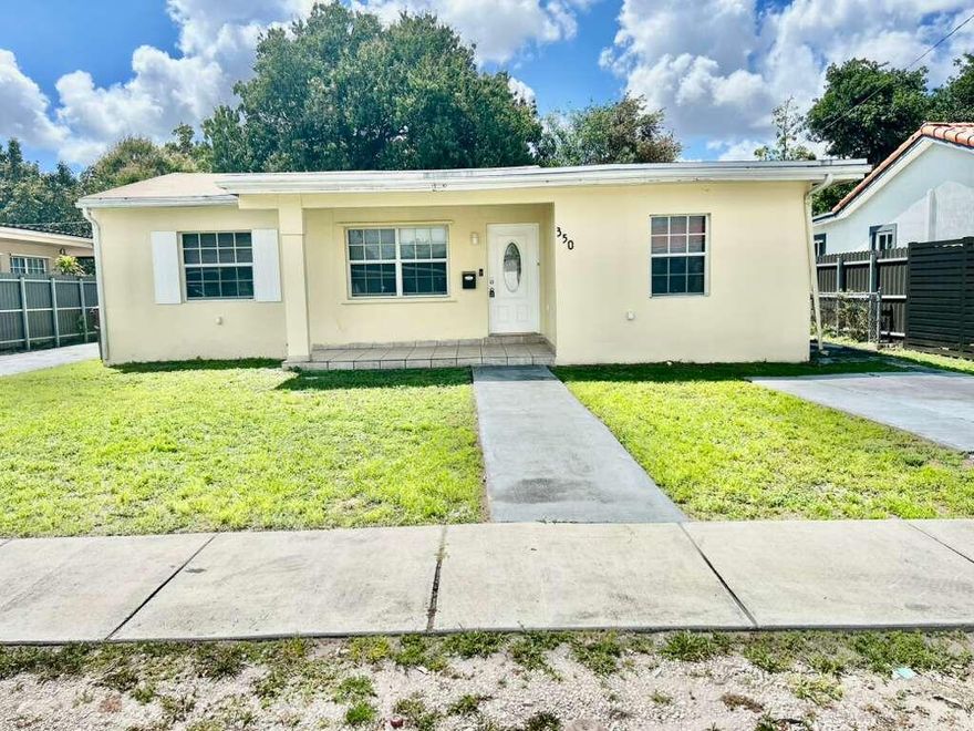Multiple offers! Highest and best by 9pm Sunday 3/29.  Spacious and versatile home in the heart of Hialeah! This 4 bed, 4 bath property offers 1,891 sqft of living space with tile flooring throughout for easy maintenance. The kitchen features stainless steel appliances, and the layout provides flexibility for multi-generational living or rental potential. Enjoy a fully fenced yard—perfect for pets, entertaining, or added privacy. Whether you're a first-time homebuyer or investor, this property checks all the boxes with strong value and income potential. Conveniently located near shopping, dining, schools, and major highways for easy commuting. Seller chooses title. see instructions attached