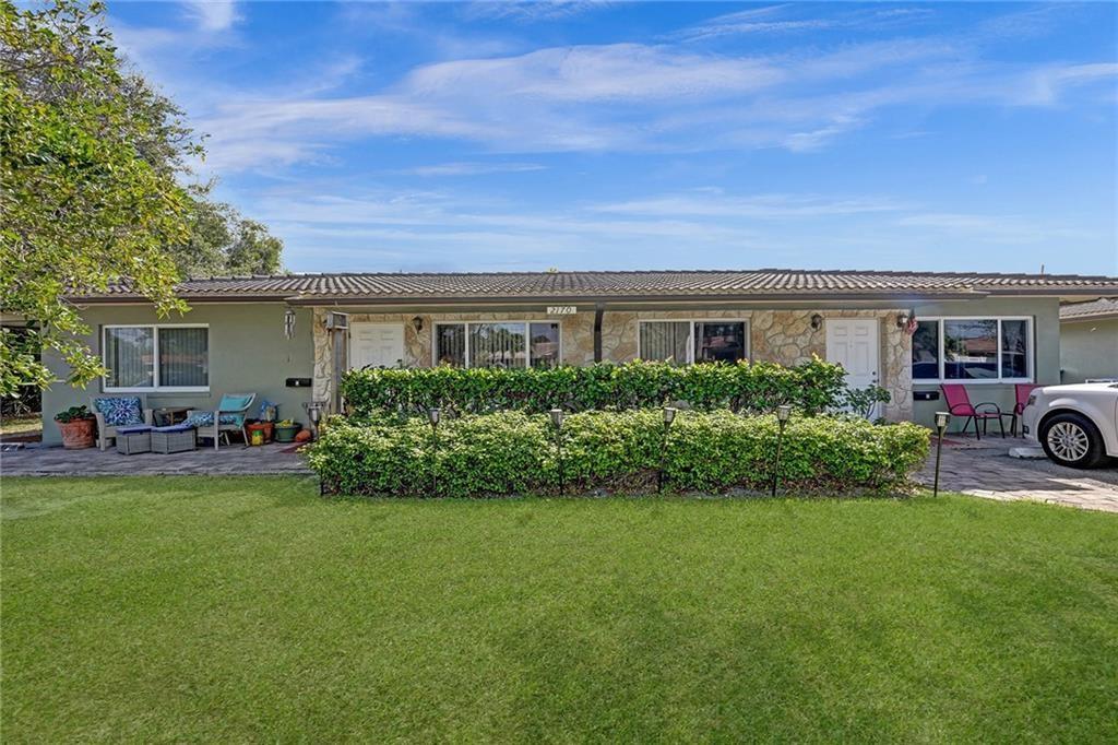 Come and see this amazing 1st floor unit, featuring a lot of natural light, tile floors throughout, Impact Windows and Doors, Updated bathroom, a large closet and more! Enjoy your very own patio area & extremely large shared backyard & mango tree. Shared laundry room on premises (located in the back of the building). Conveniently located 1 block east of Federal, near beaches, parks, shopping, restaurants and more! **Water/Trash is NOT included in rent payment, only landscaping. 1 parking spot, fits 2 cars Tandem (cars can not be on the sidewalk)