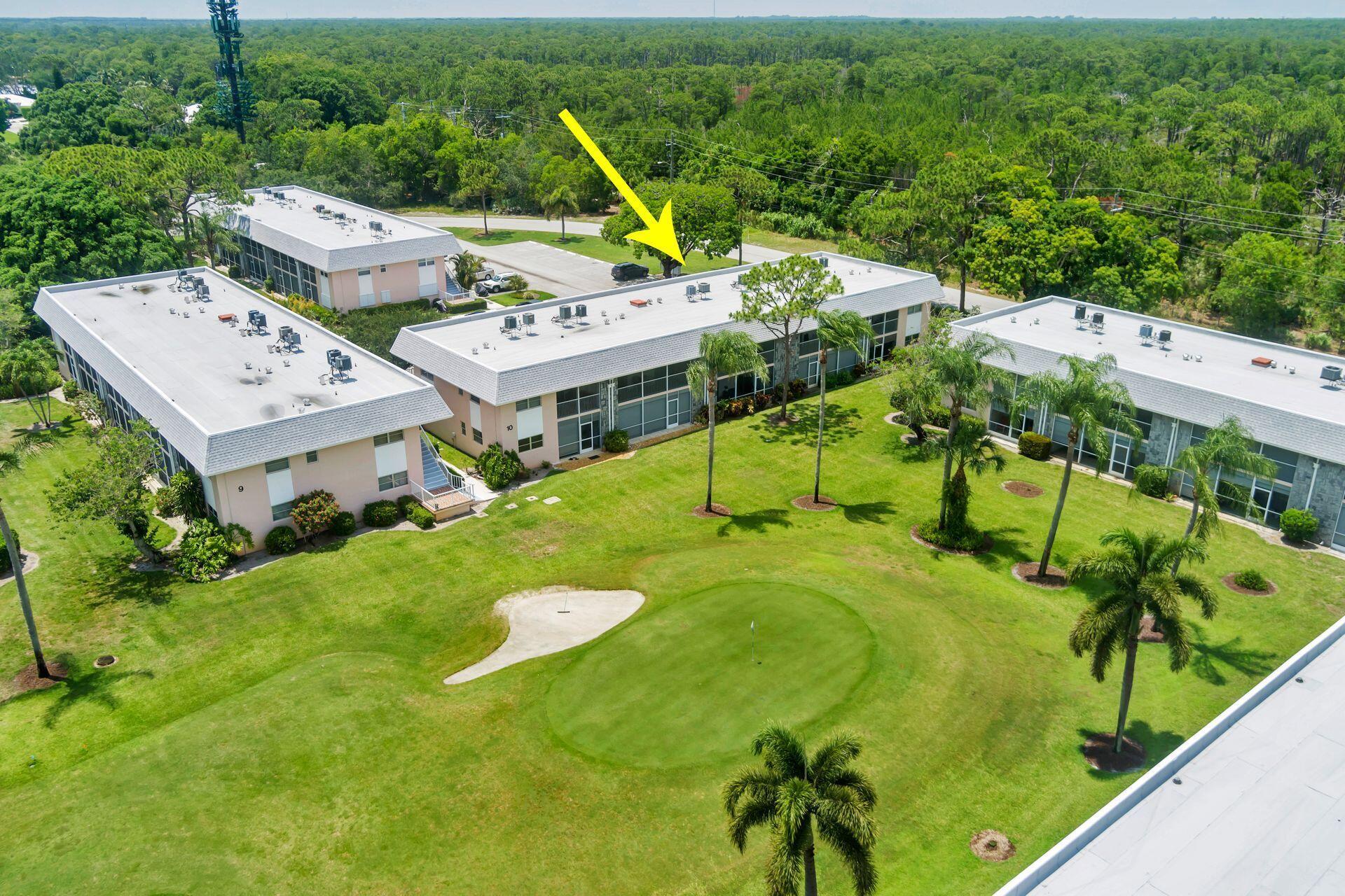 Delightful 1/1 on second floor in sought after community of Little Club. This tastefully furnished condo features a cozy kitchen, a spacious bedroom with large walk in closet, an oversized, screened balcony with 2 storage closets overlooking the 7th hole and a peaceful lake. Enjoy a superb lifestyle in this best kept secret in Tequesta. A 55+ community with a wide range of activities & amenities. Golf, tennis, inground pool, pickleball, bocce & shuffleboard, card games, parties. A new roof in 2023 with full roof assessments paid by owner. Fiber optics cable, WIFI & Blue Steam channels are included in the monthly fees. A Florida lifestyle you have been dreaming of.