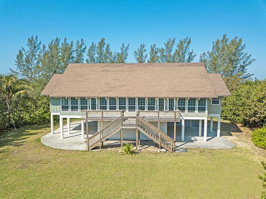 Beautiful property on North Beach. Ocean views. Home is currently being renovated. Needs to be completed by buyer. Government land acros the street. BEING SOLD AS IS