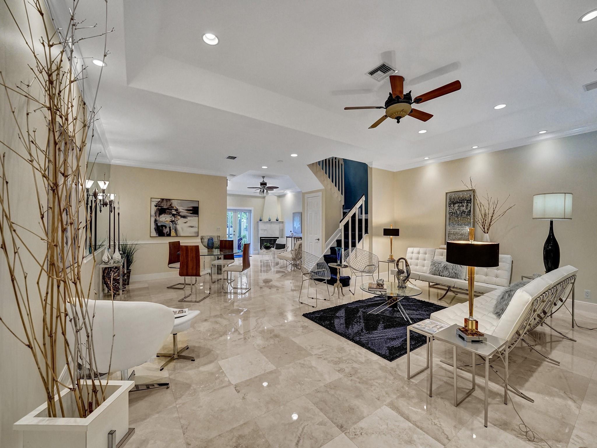 VICTORIA MEWS A GATED & WALLED TOWNHOME IN DESIRABLE VICTORIA PARK! UNFURNISHED YEARLY RENTAL W/ OPTION TO RENEW. DINING, FRESH MARKET, HOLIDAY PARK, PARKER PLAYHOUSE & LAS OLAS CLOSE BY. ENJOY MORNING COFFEE IN REAR PRIVATE PATIO. FOYER ENTRANCE W/ MARBLE FLOORS ON MAIN LEVEL & HIGH TRAY CEILINGS. OPEN FLOOR PLAN W/ ANGLED WOOD BURNING FIREPLACE IN FAMILY ROOM AREA. 2 CAR GARAGE & GUEST PARKING. COMMUNITY HEATED POOL. RENTERS PAY ALL THEIR OWN UTILITIES INCLUDING CABLE. PETS WELCOME; $500. NON REFUNDABLE PET DUE BEFORE OCCUPANCY (NO AGGRESSIVE BREEDS ; MUST FURNISH PHOTOS OF PETS). RENTERS MUST OBTAIN PROOF OF RENTERS INSURANCE PRIOR TO MOVE IN. GOOD CREDIT A MUST & NEED TO BE APPROVED BY THE ASSOCIATION. 1ST, LAST & SECURITY ( 3 months rent is required).