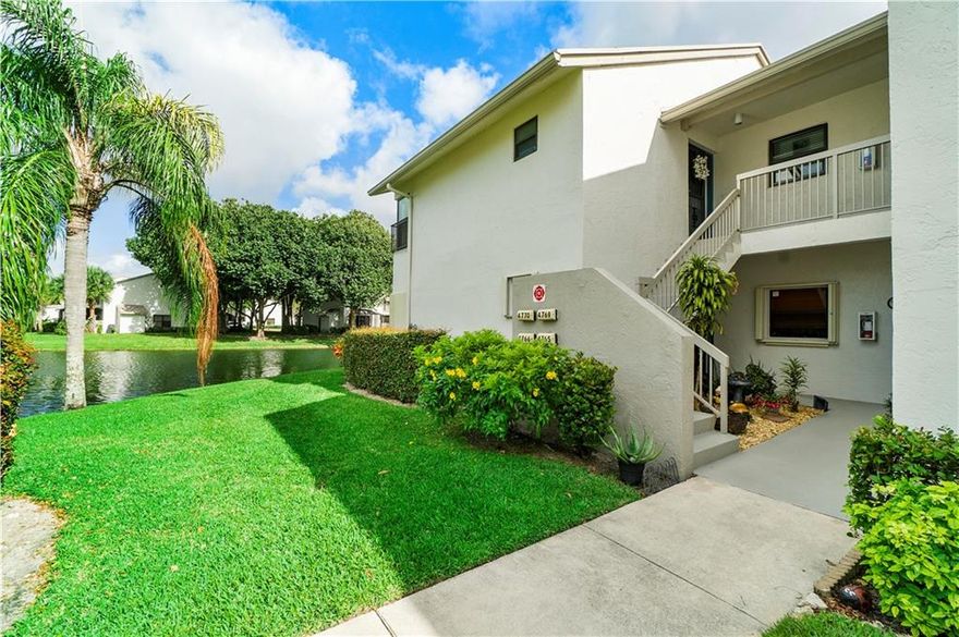 ALL AGES WELCOME INTO THIS LOVELY SPACIOUS 3 BED/2BATH GARDEN APARTMENT ON THE FIRST FLOOR WITH WATERVIEW. FULL SIZE WASHER AND DRYER IN THE UNIT, UPDATED KITCHEN AND BATHROOMS, PARTIAL SHUTTER  PROTECTION. SCREENED IN PATIO. NEW ROOF IN 2020 AND ALL ASSESSMENTS HAVE BEEN PAID. PET ALLOWED-UP TO 25 POUNDS. THIS COMPLEX HAS A CLUBHOUSE AND THEIR OWN POOL AND IT HAS FULL ACCESS TO ALL THE TOWNSHIP AMENITIES WHICH INCLUDES OLYMPIC SIZE SWIMMING POOL,TENNIS AND BASKETBALL COURTS,BALLROOM,PERFORMING ARTS CENTER, LIBRARY AND MORE. ASSOCIATION APPROVAL REQUIRED (APPROX. 30 DAYS). ASSOCIATION REQUIRES 25%DOWN PAYMENT AND A MORTGAGE LETTER WITH NO MORE THAN 75% FINANCE. NO RENTALS FOR THE FIRST YEAR OF OWNERSHIP. STOP PAYING RENT!!!!!!  PLUS AN ADDITIONAL $166 QUARTERLY TO TOWNSHIP ASSOCIATION.