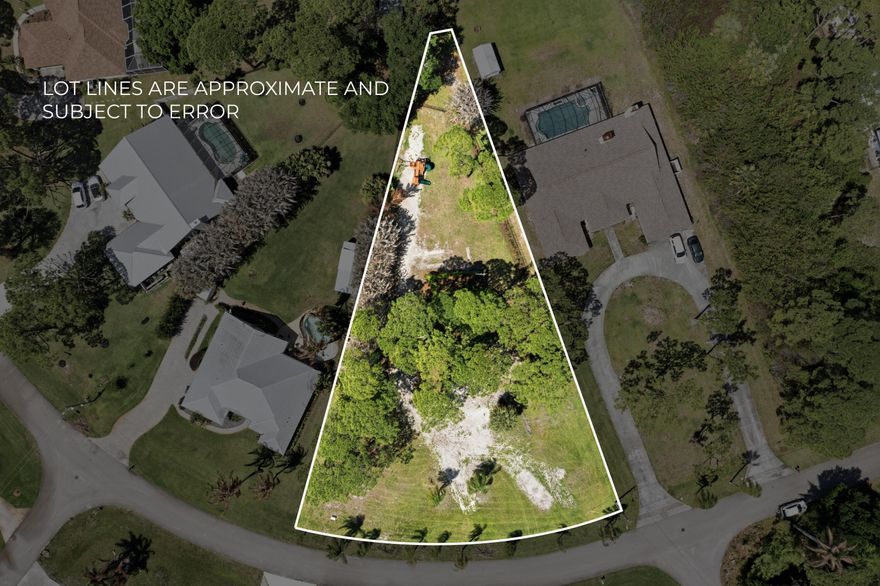 Located in Holiday Pines in Fort Pierce, this .70-acre vacant lot gives you the space to build without feeling boxed in.  Set on a paved road with established homes nearby, the property is  partially wooded, allowing you to clear what you want while keeping privacy where it matters. With just under three-quarters of an acre, there's room for a custom home, outdoor space, and the layout you actually want.  Holiday Pines is known for larger homesites and a quieter setting, while still being within reach of shopping, golf, and the beaches.  If you've been looking for land that gives you flexibility and space, this is one worth walking.