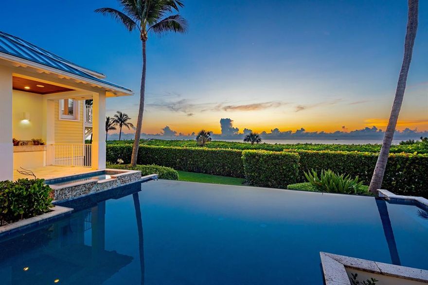 Begin each day watching the sunrise along your private & quiet stretch of beach. At the end of the day watch the moon rise over the ocean as the sea turtles come to nest in the sand.This dreamy Key West oceanfront residence is set high above the dune with sparkling ocean views. Meticulously designed by architect Randall Stofft & executed by Cudmore Builders, this residence offers every amenity.The light filled open floor plan is accented with stunning architectural details throughout. Stylish and casual the home features a true gourmet cook's kitchen, spacious and luxurious main level Master Bedroom suite, and 3 guest bedrooms. The infinity pool blends seamlessly with the sea and is surrounded by covered lanais and patios providing perfect entertaining spaces.