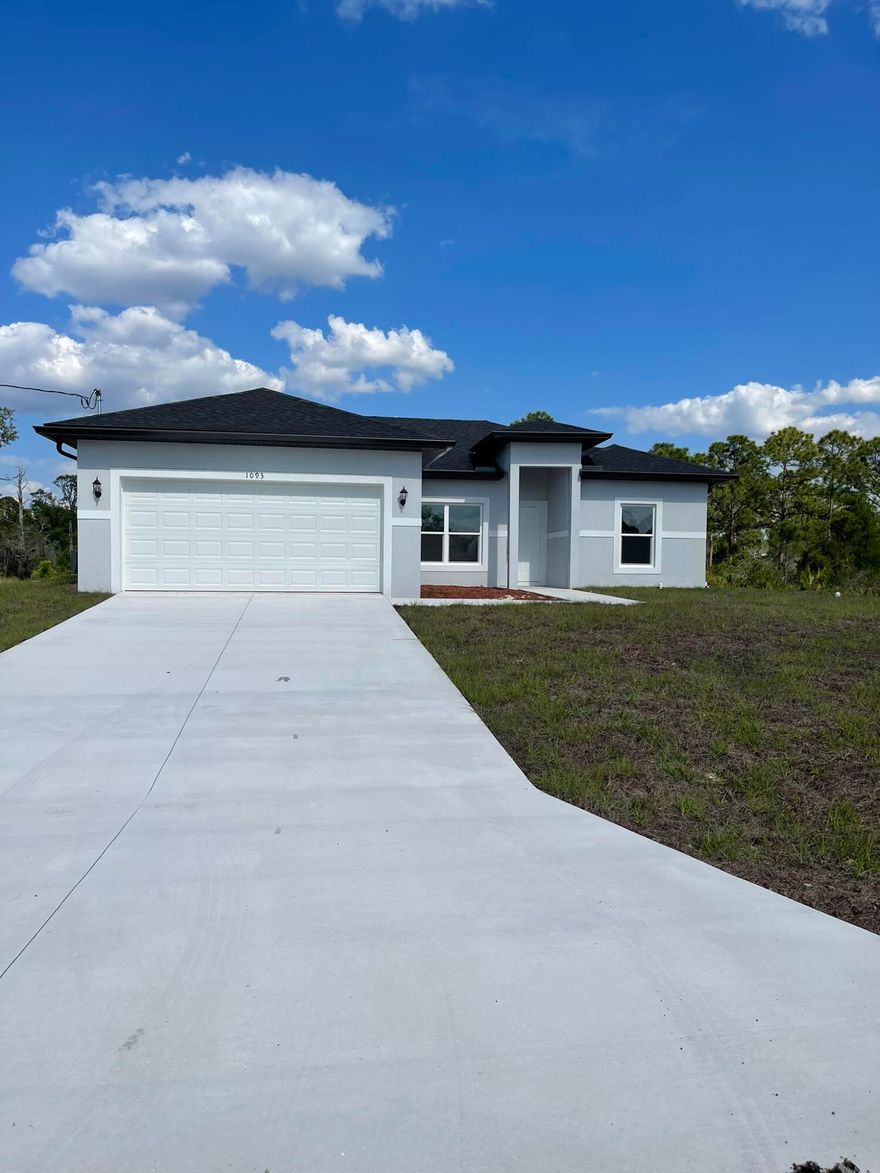 Brand New Construction.  GREAT INVESTMENT and  extremely affordable single family home. 1 year Warranty on home. Seller motivated.