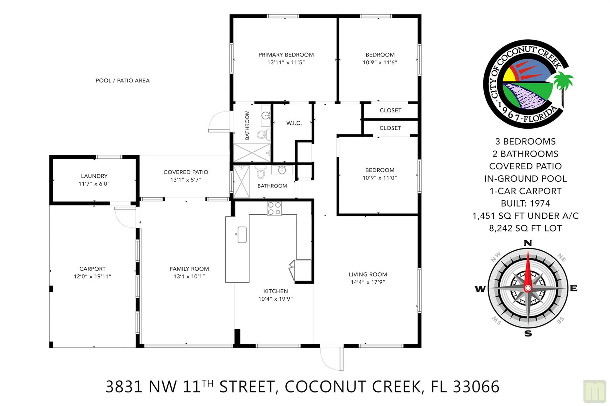 Coconut Creek 4th Sec 56- - Residential