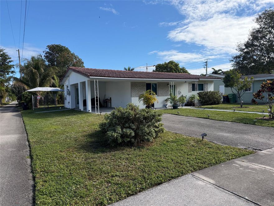 Welcome to the heart of East Dania Beach's boating lifestyle community! This beautifully updated home is just blocks from 3 marinas and boat ramps. Features include impact windows and doors, new A/C, soundproof insulation, tankless water heater, and a separate A/C for primary bedroom. The oversized backyard offers room for a pool, boat storage, and future upgrades. A covered back porch extends the living space, perfect for morning coffee, dining, entertaining, and relaxing while overlooking the private yard. The home is also ideal for hosting events, gatherings, and celebrations. Walk the casino, parks and recreation centers, with Dania Pointe, the airport, shopping, dining, and entertainment just minutes away. Near highly rated schools, this home blends comfort, convenience, and lifestyle