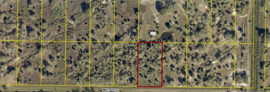 Priced for YOU to easily purchase this desirable, accessible, high and dry piece of  Okeechobee land naturally landscaped with some mature trees. This property is an ideal investment for those looking to create a private residence on a dead end road in an established area with electricity and multiple farms in the neighborhood. Discover the potential of The Prairie through this vacant land awaiting its next owner. Enjoy the scenic surroundings and proximity to Florida attractions, including easy access to main roads, the Kissimmee Prairie State Park and all the recreational activities county living has to offer, making it an enticing prospect for those seeking a piece of paradise in Okeechobee.