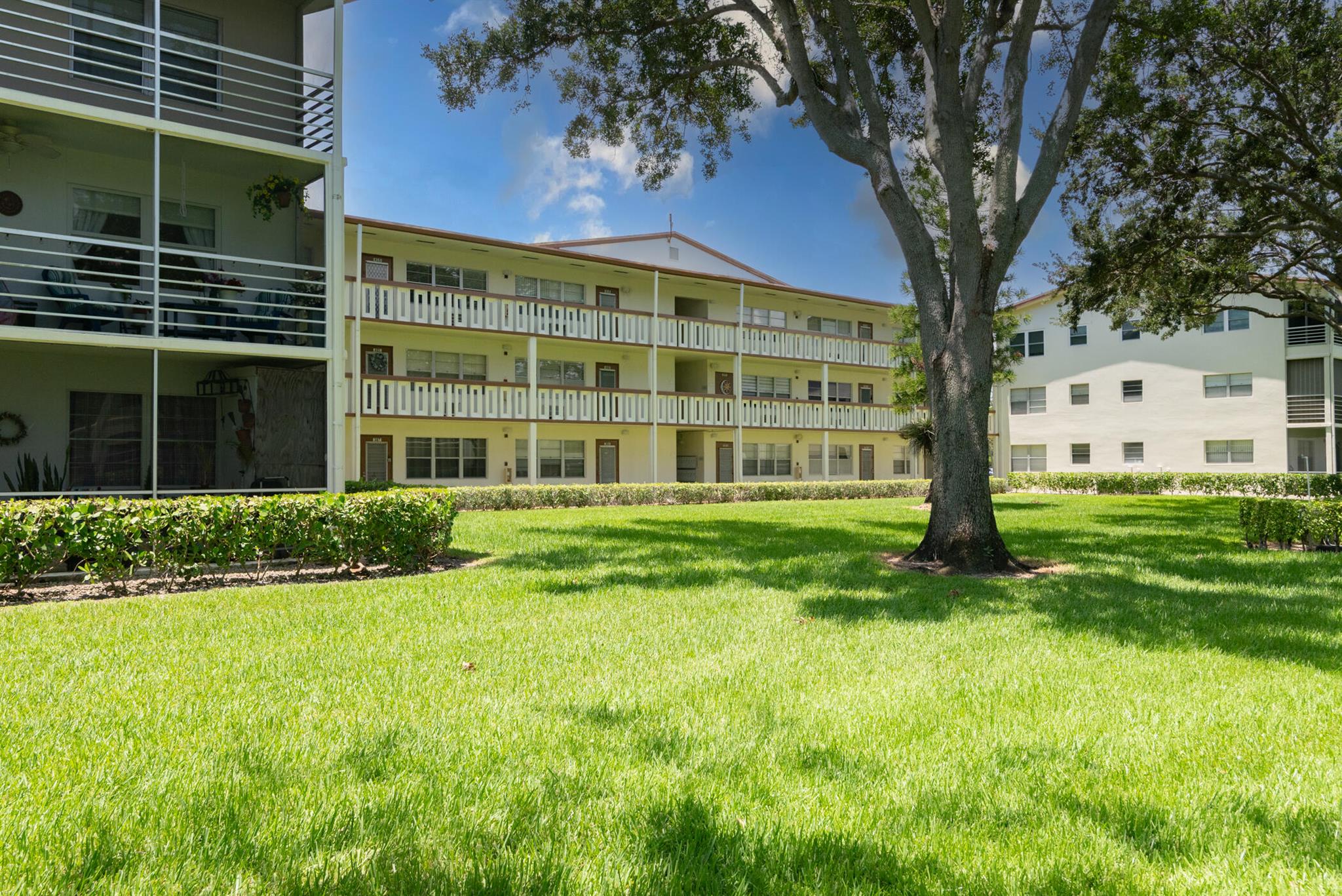 Retire in the sunshine, where every day feels like a vacation! This updated 1 bedroom, 1.5 bath condo in the desirable Century Village community is completely move-in ready. Freshly painted with brand-new carpet throughout and new flooring in the kitchen, the space is bright, clean, and welcoming. Both bathrooms have been completely remodeled, featuring a modern walk-in shower. Century Village offers the perfect blend of leisure and lifestyle for anyone looking in the Palm Beaches! Amenities include a full fitness center, live entertainment, movie nights, transportation services, educational classes, bingo, card rooms, pools, tennis, and more!