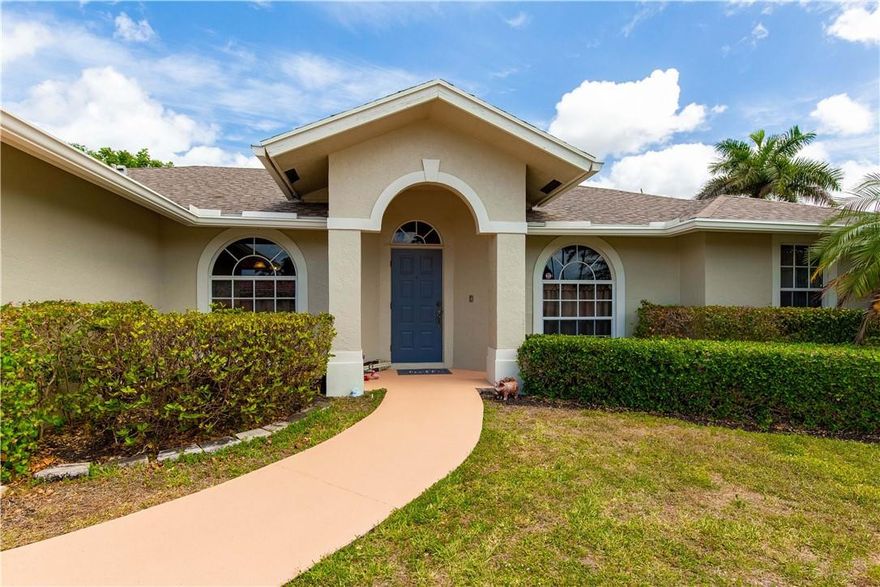 BEAUTIFUL POOL HOME IN THE HIGHLY SOUGHT-AFTER CRESTWOOD COVE! Don't miss this spacious 3/2 with vaulted ceilings PLUS bonus formal-living AND dining area! Fresh exterior paint (including pool area)! New HVAC "Smart AC" system equipped with ionizer & water heater (both replaced within last 5 years)! Tranquil Zen garden, fruit trees, and a free-form in-ground pool for you to enjoy! It is currently run with chlorine but has the saltwater system in place if you'd like to change. You'll love the built-in surround sound in walls and ceilings; it's the ultimate entertainment experience! It is nestled between two nature preserves, where you can partake in fitness classes, bike trails and more!! Master bedroom has walk-in closet and a roman tub!