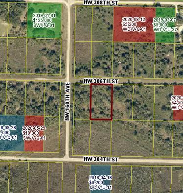 1.5 acres, vacant. Just south of Kissimmee Prairie Preserve State Park. Contact Okeechobee County Planning & Development at 863-763-5548 for zoning info.