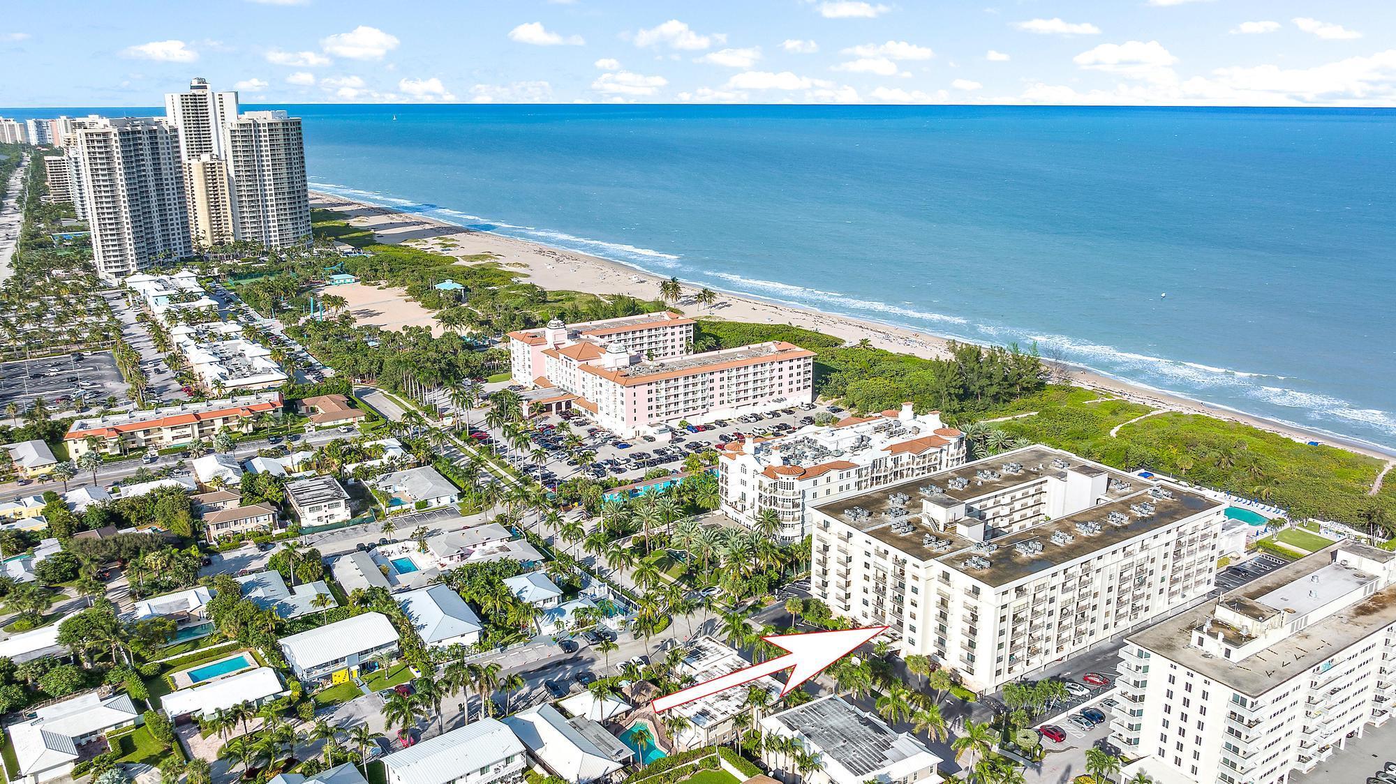 ** LIVE IN PARADISE ** Beautiful prestine beaches plus all the amenities you will ever need. OCEANFRONT building with 1 COVERED PARKING and STEPS TO THE BEACH. Private unit location, REMODELED 2 BEDROOM/2 BATH, 2nd floor unit featuring crown molding, custom paint and designer touches, washer/dryer in unit, updated kitchen and baths including quartz countertops and spacious floorplan. CONVENIENT LOCATION Just a short walk to the Palm Beach inlet with walking/biking trails, neighboring resorts and premier shopping and restaurants/bars at the Ocean Mall and Sailfish Marina, all within a short walking distance. Enjoy the best of the South Florida Lifestyle and everything you would need at The Atrium of Palm Beach Shores.