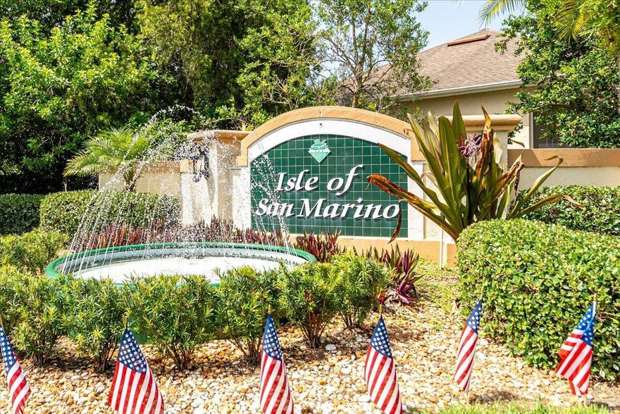 Light bright and move in ready! 3 bedrooms, 2 baths, 2 car garage spotlessly clean home in Kings Isle (55+ community) Isle of San Marino. Open and popular floor plan. Great curb appeal, spacious, screen enclosed lanai to be used year-round.  Roof 2014, AC 2015, Water Heater 2017Beautiful community close to shopping, restaurants, parks, hospital and all the amenities.