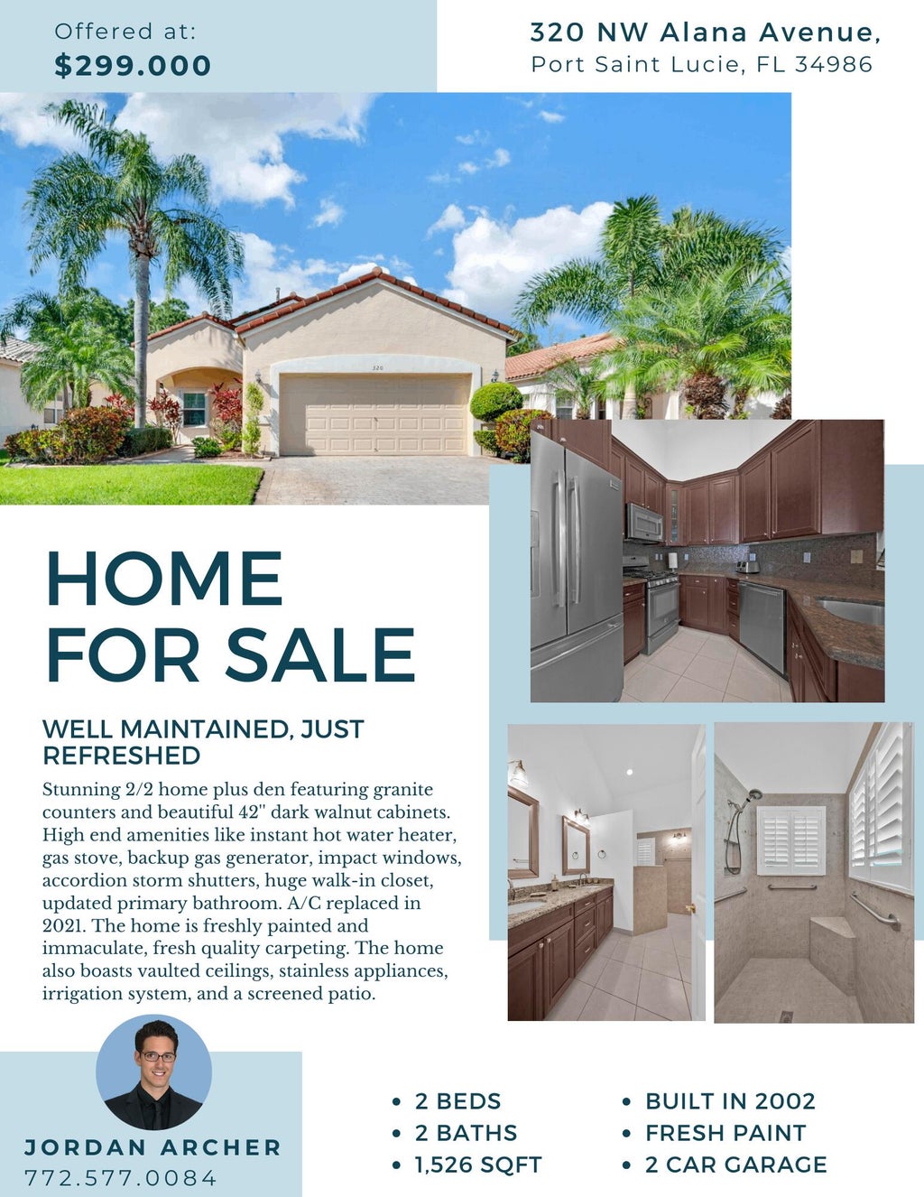 Photo of 320 NW Alana Avenue, Port Saint Lucie, FL 34986 (MLS # R11066137)