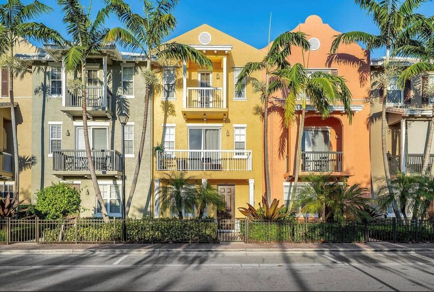Amazing opportunity to rent in the gated community of CODA. Located in close proximity to shopping, dining, nightlife, art galleries, parks, and more! This beautiful 3-story townhouse has one bedroom and a half bathroom on the ground floor, great for guests or use as an office. The 2nd level has the main living area, offering high ceilings (10ft), tile floors, dining room, powder room, & spacious balcony., Your open floorpan kitchen features granite countertops, stainless steel appliances, upgraded wood cabinetry (42'' upper cabinets), a walk-in pantry, raised snack bar and separate breakfast nook. All bedrooms and stairs have new flooring throughout, carpet has been removed. Available Annual $3,900 Seasonal Rent $7,500