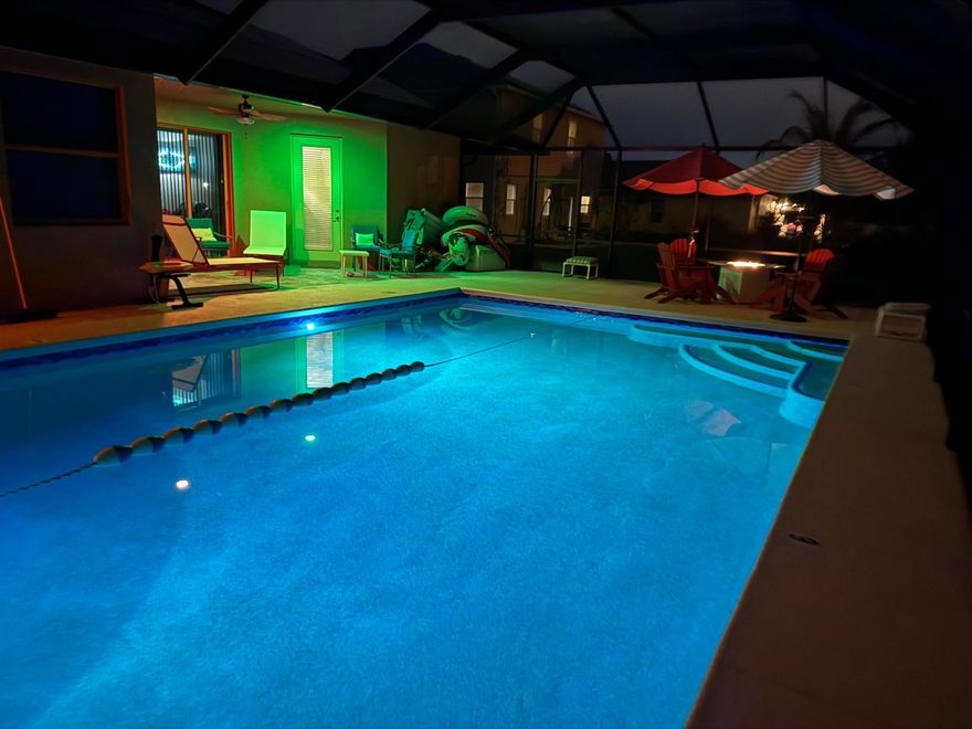 Truly the best four-bedroom high tech home in all of Port St Lucie. Beautifully designed and decorated 4 bedroom 3 baths, open concept Granite counter tops with stainless steel appliances. Featuring Smart Bulbs that turn on or off automatically at different times of day is more useful than one can ever imagine. You can schedule routines to help you wake up or fall asleep. Or have your lights come on when you get home, dim the lights in your living room when you turn on your TV, and a whole lot more. Being able to set schedules and control your lights from anywhere means you'll use them even less. No more having to leave the porch lights on all day just to see your way to the door when you come home in the evening. Smart lights are long-lasting and energy efficient. Enjoy your own private  oasis with a 20 x 40  Infinity design salt water  pool heated with solar panels. Stately benches built in both sides of the pool with pebble design, Turbo built in water slide Swimming lane..Integrated out door pavers.  Home security  system which takes protection to the highest  level. With  outdoor cameras. AI detects threats and alerts live security agents to intervene in real time. This system also includes two Motion Sensors to catch anyone walking through main rooms and hallways, plus four Entry Sensors to cover other entry points like windows or doors. This home blends luxury living unbeatable proximity to premier shopping, dining, entertainment, A must see!