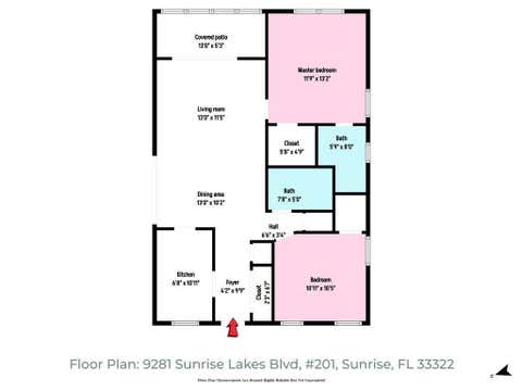 Tiny photo for 9281 Sunrise Lakes Boulevard #212, Sunrise, FL 33322 (MLS # F10537484)