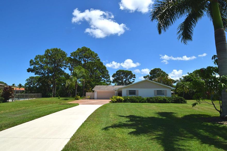 Discover this North River Shores waterfront home located within a safe cul-de-sac ...perfect for kids and pets...offering low traffic. Ultra privacy guaranteed from all neighbors.. you will love the Southeast exposure offering spectacular breezes and afternoon shade. This solid, concrete block home has good bones with poured concrete tie beams...making the home rock solid. Real estate rule...always buy the least expensive home in the neighborhood with the best location. This is the least expensive waterfront home in North River Shores with best location, location, location. Immediate occupancy.