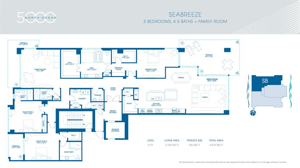 5000 NORTH OCEAN - Residential