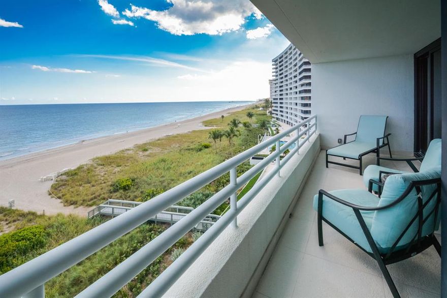 Just in time for season! Completely renovated turnkey residence in one of Boca's most prestigious beachfront buildings.
