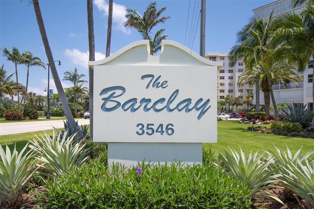 Beautifully renovated 2/2 split floor plan apartment in full service oceanfront building is move-in ready. Brand new Plantation Shutters.Enjoy panoramic city views from every room! The Barclay features 24 hr. door person service, garage parking, fitness center, card rooms, expansive social rooms, lovely pool area with BBQ & a tennis court and more.