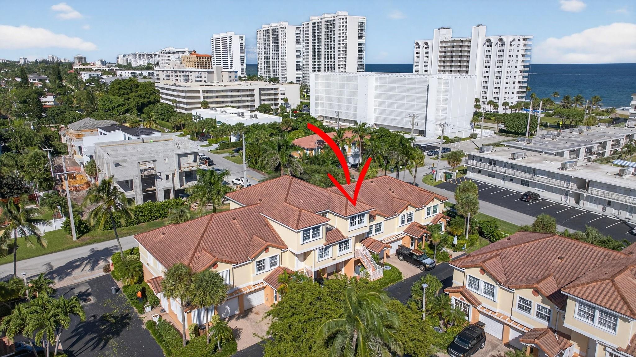 Incredible Opportunity! Enjoy the best of coastal living in this beautifully maintained tri level 3-bedroom, 3.5-bath townhouse just steps from the beach! Massive floor plan with lots of natural light. The updated kitchen features modern finishes, ample storage, and a cozy built-in breakfast nook—perfect for morning coffee or casual meals. Upstairs, you’ll find spacious bedrooms and well-appointed bathrooms designed for comfort and convenience. Additional highlights include a one-car garage, private patio space, balconies, and access to a community pool ideal for relaxing or entertaining. Close proximity to Boca Raton. Enjoy living in all that award wining Deerfield Beach has to offer! Walk to the beach, the International fishing pier, the inlet, beachfront bars and new restaurants!